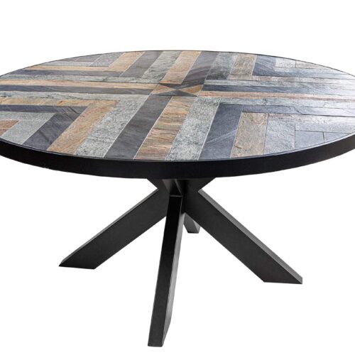 MOUNTAIN SOUL többszínű kerek étkezőasztal 120cm