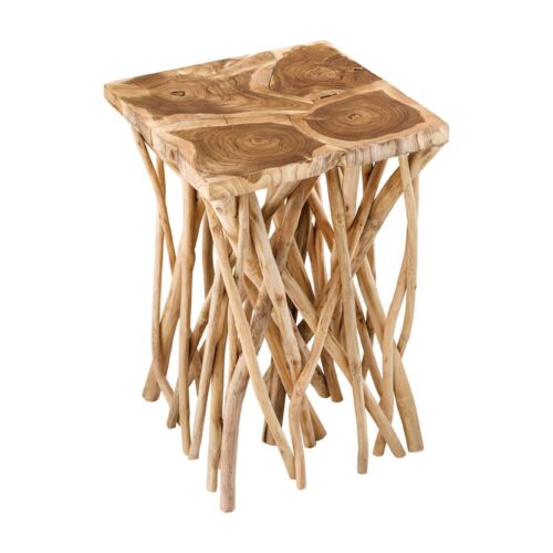 DRIFTWOOD teakfa lerakóasztal