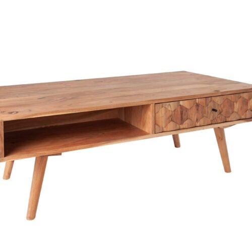 MYSTIC LIVING akácfa dohányzóasztal 100cm