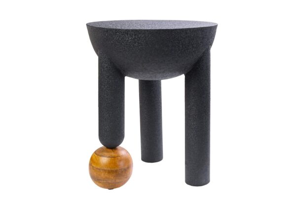 ABSTRACT fekete-arany mangófa lerakóasztal