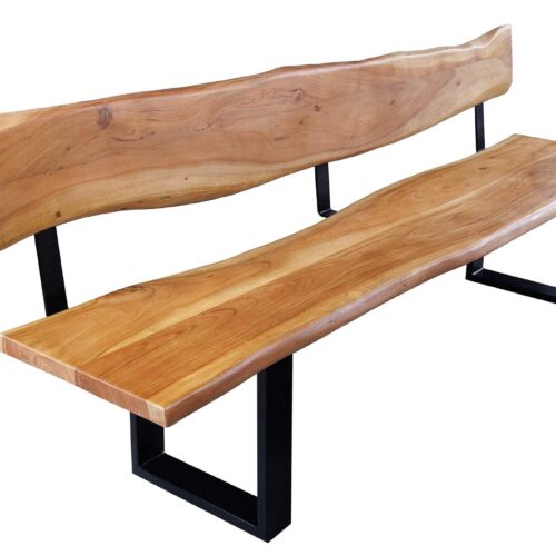 MAMMUT akácfa ülőpad háttámlával 200cm