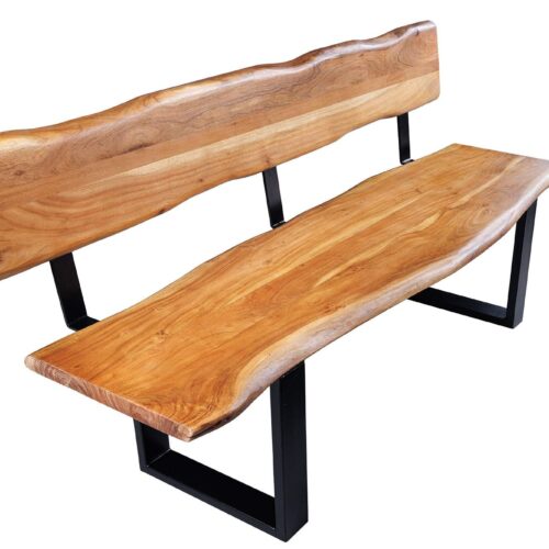 MAMMUT akácfa ülőpad háttámlával 160cm