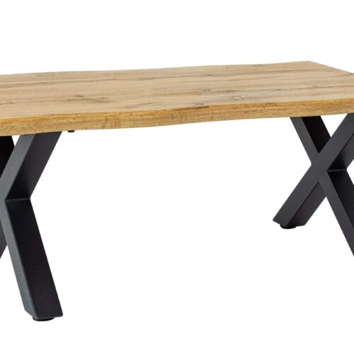 WILD barna tölgyhatású dohányzóasztal 90cm