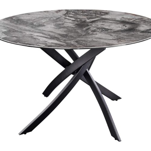 ALPINE taupe kerámia étkezőasztal 120cm