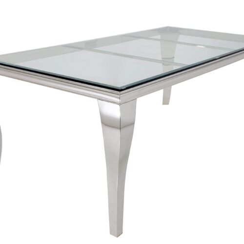 MODERN BAROCK BARRACUDA króm étkezőasztal 200cm