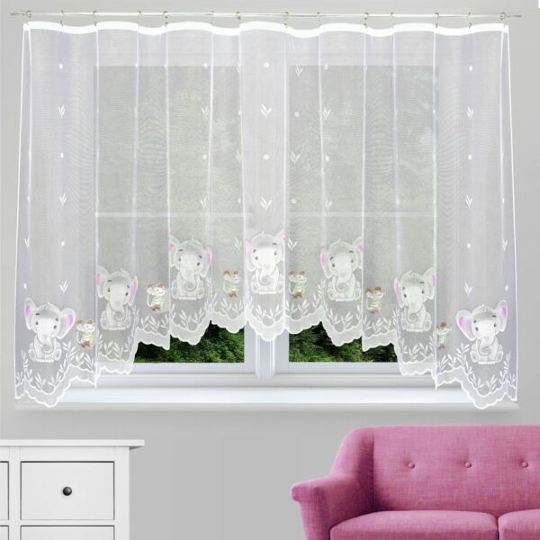 Elefántok függöny színes