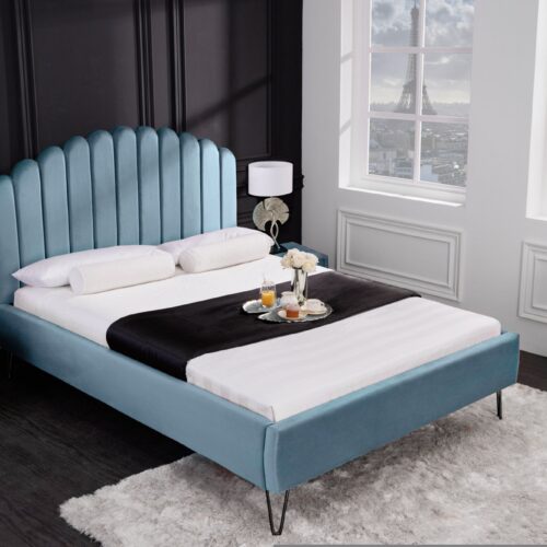 PEARL aquamarin franciaágy 140x200cm