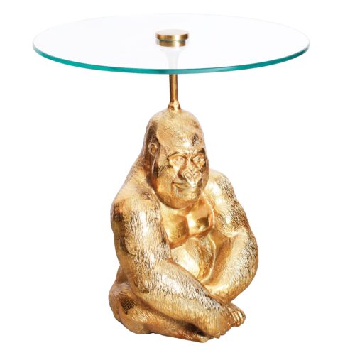 KONG arany alumínium dohányzóasztal 45cm