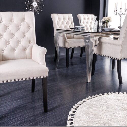 CASTLE bézs szövet szék