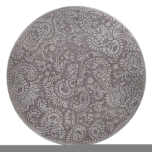 ALCASAR barna akácfa dohányzóasztal 50cm