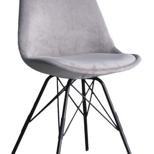 SCANDINAVIA kordbársony szürke szék