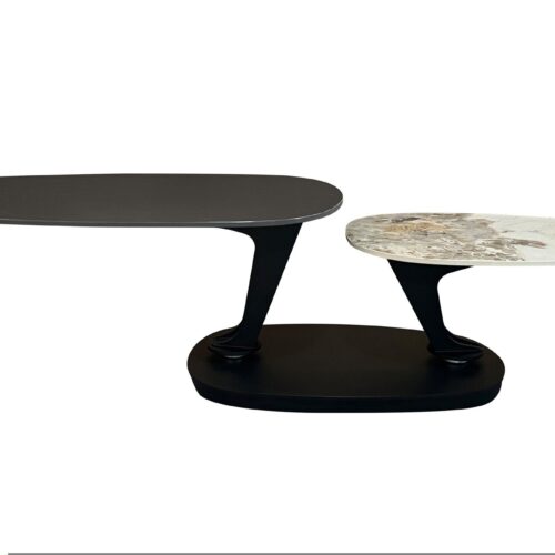 MOVEMENT barna kerámia dohányzóasztal 160cm