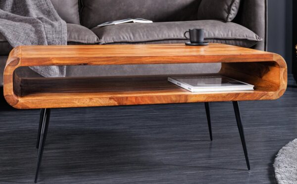 ALPHA rózsafa dohányzóasztal 90cm