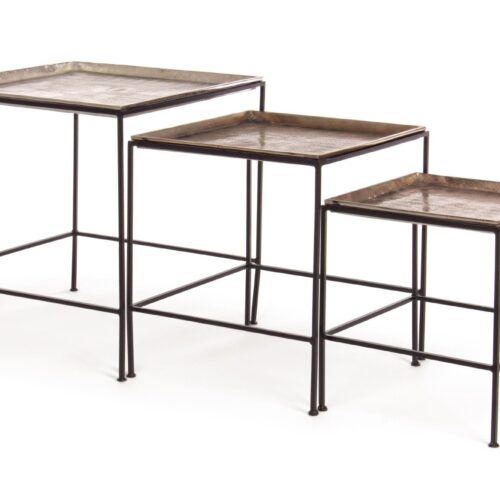 AMIRA 3 részes négyzetes dohányzóasztal V1