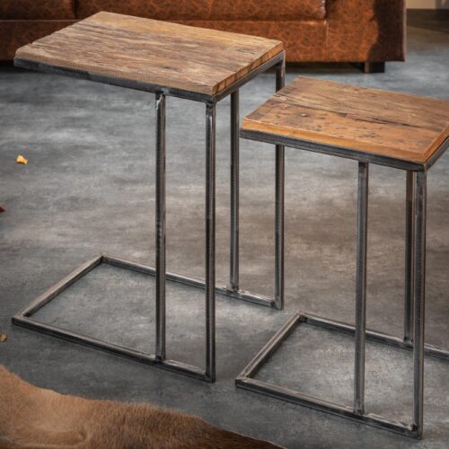 BARRACUDA tikfa 2 részes lerakóasztal szett