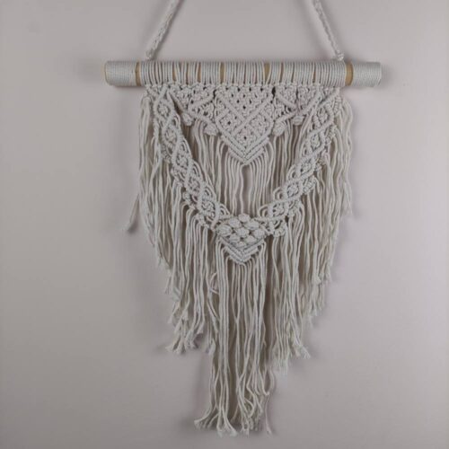 BOHO TIGA bézs makramé fali dekoráció BOHO TIGA bézs makramé fali dekoráció