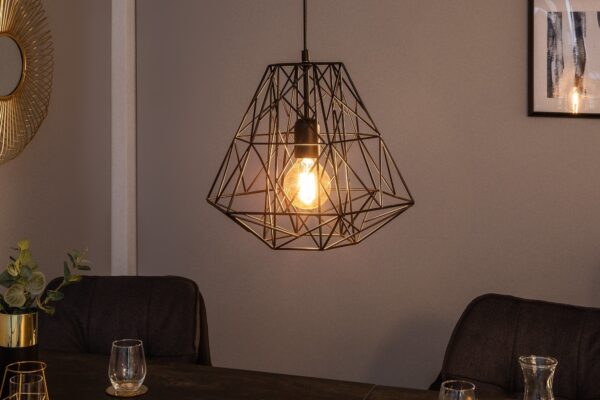 CAGE S fekete függőlámpa