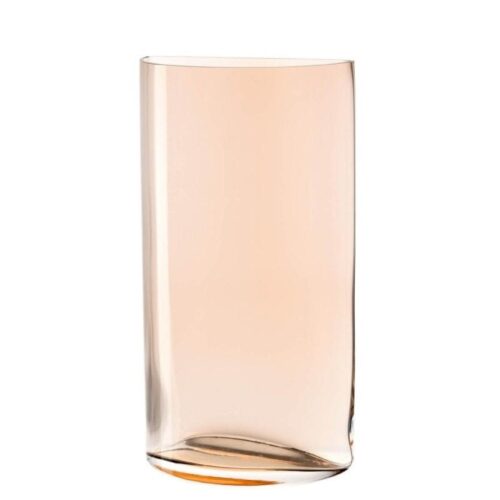 LEONARDO CENTRO váza 34cm félkör fahéj