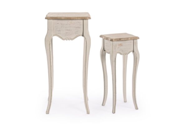 CLARISSE 2 részes dohányzóasztal 36x36cm