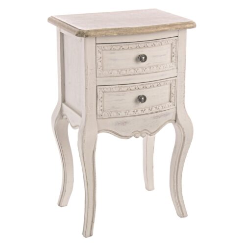 CLARISSE lerakóasztal 2 fiókkal 40cm