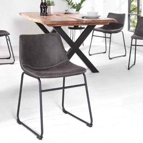 DJANGO szürke vintage szék