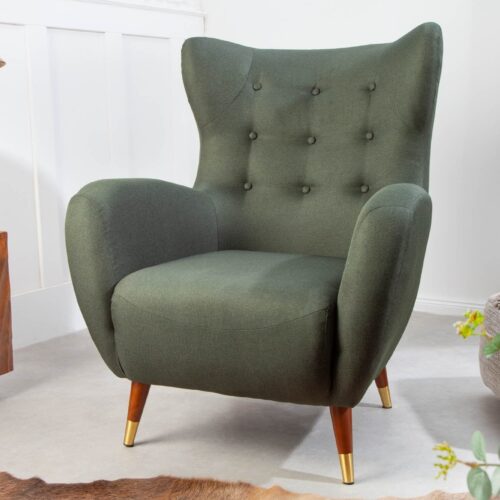 DON zöld 100% poliester fotel