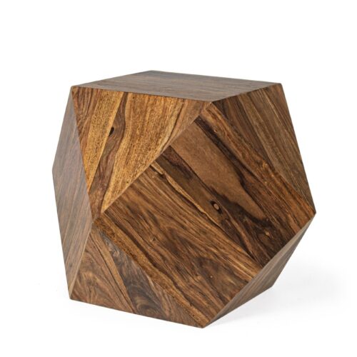 EGYPT II barna rózsafa dohányzóasztal 42cm