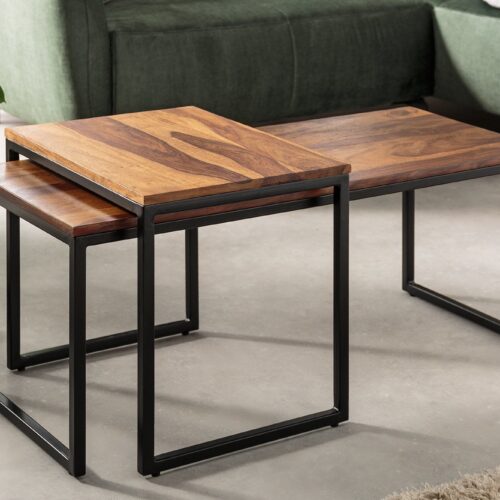 ELEMENTS II barna rózsafa dohányzóasztal