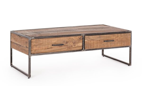 ELMER dohányzóasztal 2 fiókkal 120cm