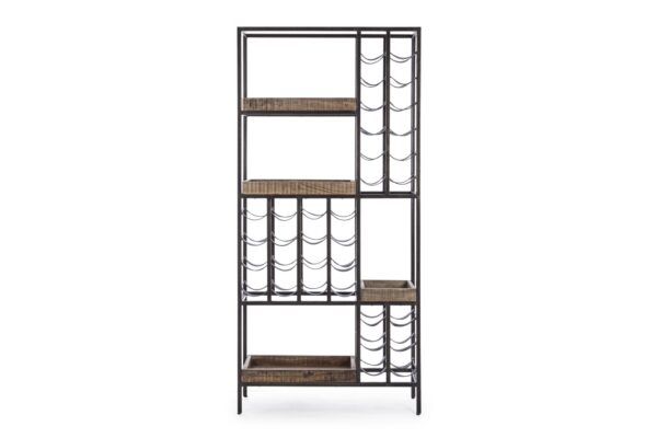 ELMER fekete acél bortartó ELMER fekete acél bortartó