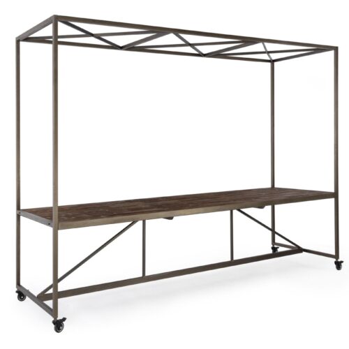 EXHIBITOR kiállító asztal kerekekkel V1