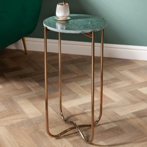 NOBLE I zöld márvány dohányzóasztal 35cm