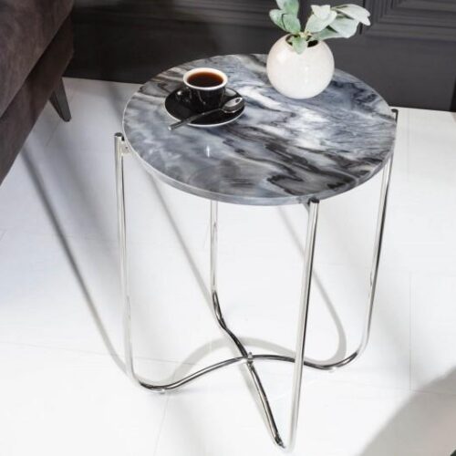 NOBLE III szürke márvány dohányzóasztal