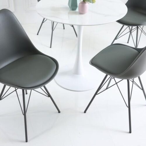 SCANDINAVIA szürke műanyag szék