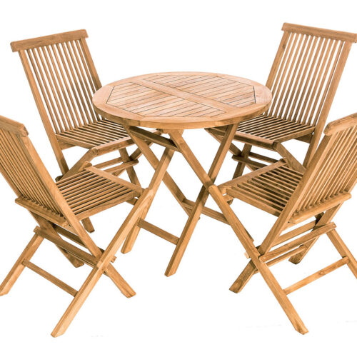 Teak kerti garnitúra FOXI erkély I. 1 + 4 (FREE párnák)