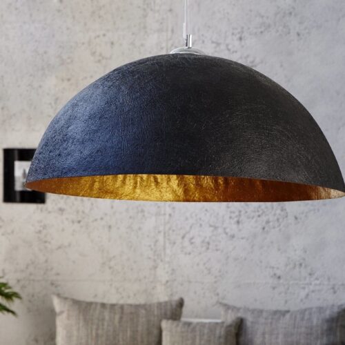 GLOW fekete és arany függőlámpa 70cm