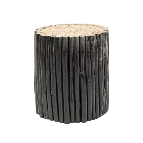 GUADALUPE fekete dohányzóasztal