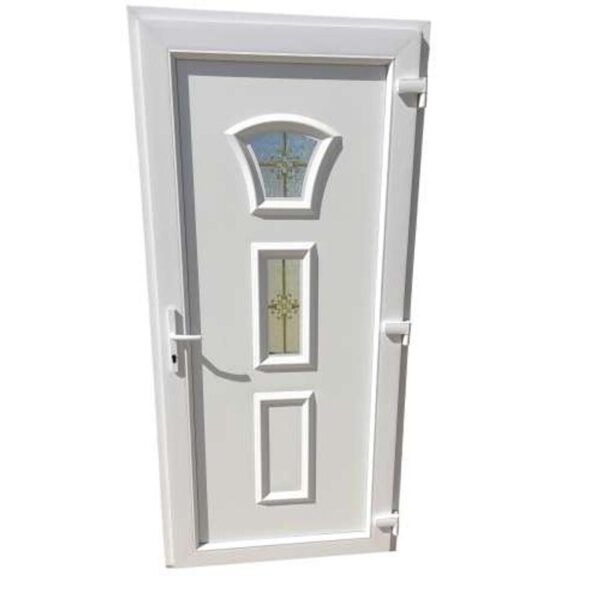 Juliett - Műanyag bejárati ajtó /98x208/ Fehér / Juliett - Műanyag bejárati ajtó /98x208/ Fehér /