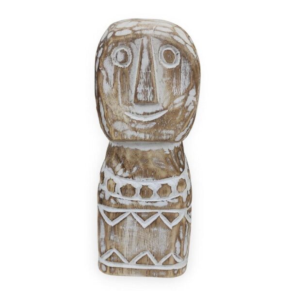 KELUARGA ANAK BOY barna faragott dekoráció KELUARGA ANAK BOY barna faragott dekoráció