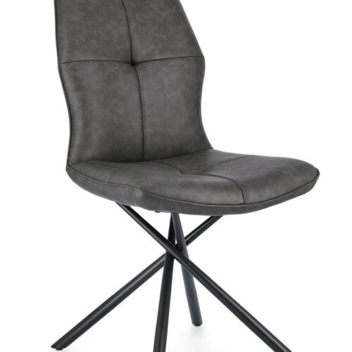 KEPLER szürke ökobőr étkezőszék