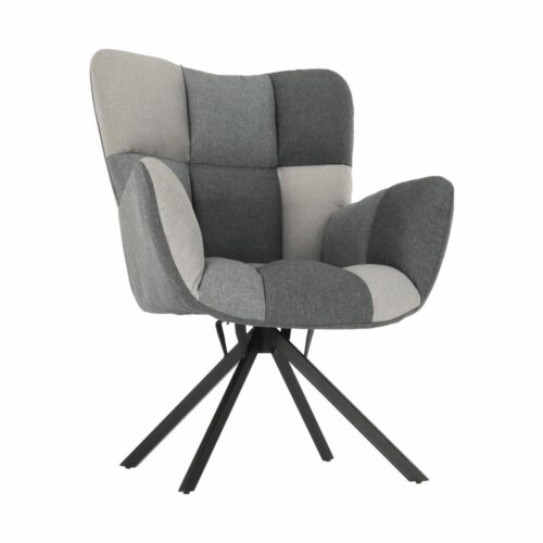 O fekete szövet fotel