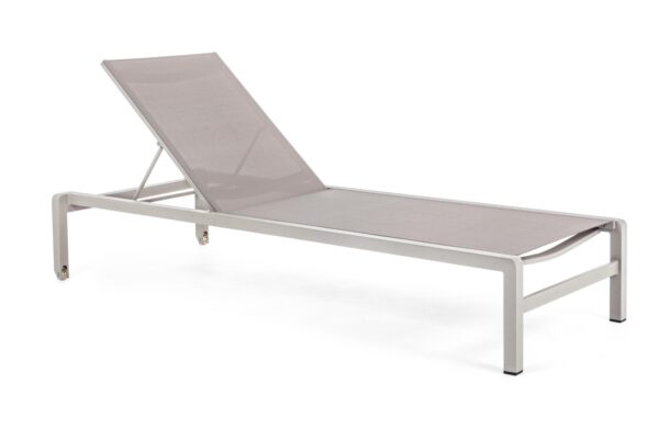KONNOR szürke szövet napozóágy KONNOR szürke szövet napozóágy