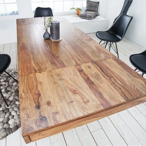 LAGOS kinyitható rózsafa étkezőasztal 120-200cm