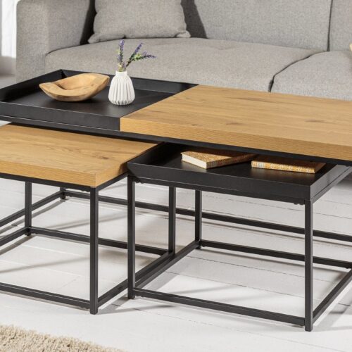 LOFT barna mdf dohányzóasztal