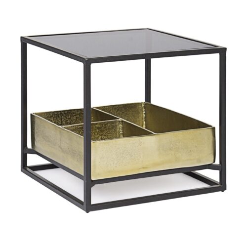 MAVILA lerakóasztal tárolóval 42x42