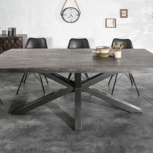 GALAXIE szürke akácfa étkezőasztal 200cm GALAXIE szürke akácfa étkezőasztal 200cm