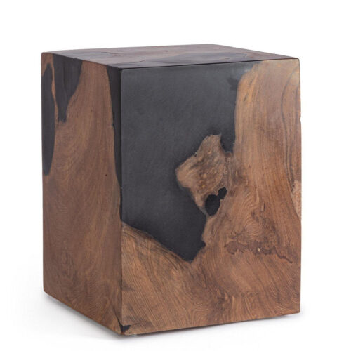 MELTY fekete dohányzóasztal 30cm