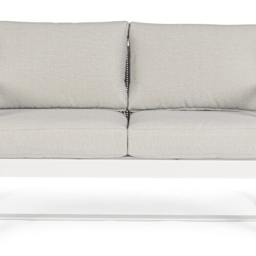 MERRIGAN bézs és fehér kerti kanapé MERRIGAN bézs és fehér kerti kanapé