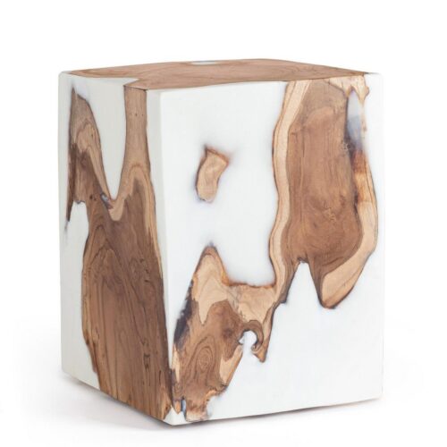 MELTY fehér dohányzóasztal 30cm