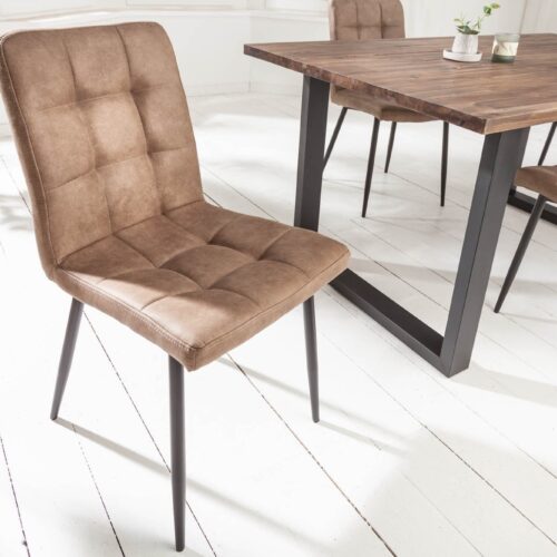 MODENA szürkésbarna mikroszálas szék